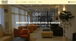 Desktop Screenshot of grandhotelabidjan.com